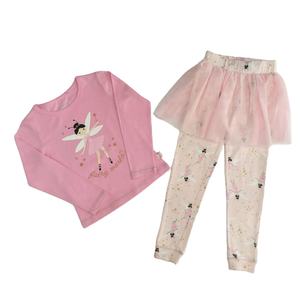 Ropa Infantil al por Mayor, Conjuntos de Pijamas de Algodón con Estampado de Princesa para Niñas, Pijamas con Pantalones con Estampado Completo para Niños, Ropa Hermosa - Product Image 1