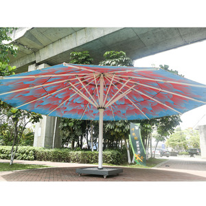 Sombrilla de Playa para Restaurante, de Lujo, Grande, Automática, con Control Remoto LED, Personalizada con Logotipo, <span class=keywords><strong>Parasol</strong></span> para Exteriores - Product Image 5