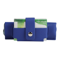 Étui de rangement en cuir PU motif litchi pour protection intégrale 360° IQ One/i Lum I One, étui de protection, organiseur de boîte à cigarettes