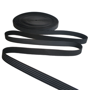 Đai đàn hồi màu đen với Băng cao su trắng chống trượt bên trong sử dụng vải cao su chống trượt - Product Image 3