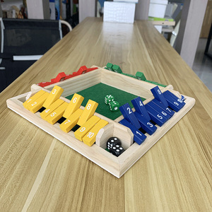 Wooden Number Flip Board Game 2 Players Educational Toy For Children Parent Child Family Fun Party Game - Product Image 1