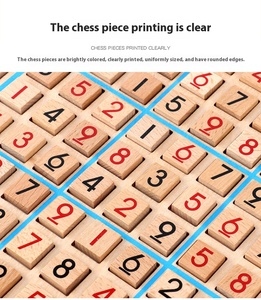 Gỗ Sudoku chín vuông trò chơi cờ vua tư duy logic đào tạo trẻ em giáo dục Hội Đồng Quản trị trò chơi đồ chơi - Product Image 5