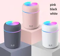 Humidifier Hot Selling Mini Colorful Light Spray Mist Humidifier 300ml H2O Humidifier Diffuser Portable Desktop Air Humidifier