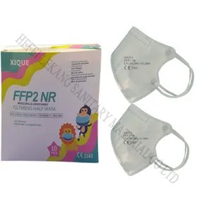 热卖欧洲EN149 FFP2一次性防护口罩儿童防尘CE呼吸器