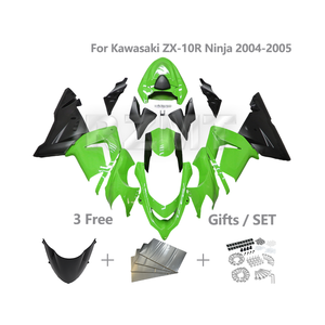 Kit de Carenado de Motocicleta para <span class=keywords><strong>Kawasaki</strong></span> <span class=keywords><strong>Ninja</strong></span>, Juego de Carrocería de Inyección ABS de Alta Calidad Personalizada, para <span class=keywords><strong>Kawasaki</strong></span> <span class=keywords><strong>Ninja</strong></span>, <span class=keywords><strong>ZX10R</strong></span> <span class=keywords><strong>2004</strong></span>, 2005, - Product Image 1