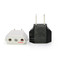 Adaptateur de prise secteur, convertisseur Europe vers États-Unis, prise 2 broches 4,0 mm avec prise, non mis à la terre, usage résidentiel/général