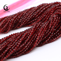Zhe Ying gros 2mm 3mm facettes hydro cristal perles Siam rouge rubis perles rondelle verre cristal perles pour la fabrication de bijoux