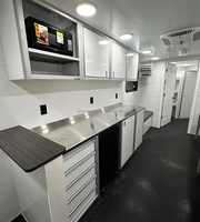 Remorque de bureau mobile fermée à vendre – Conforme aux normes américaines et australiennes – Remorque de bureau de luxe portable pour chantier de construction