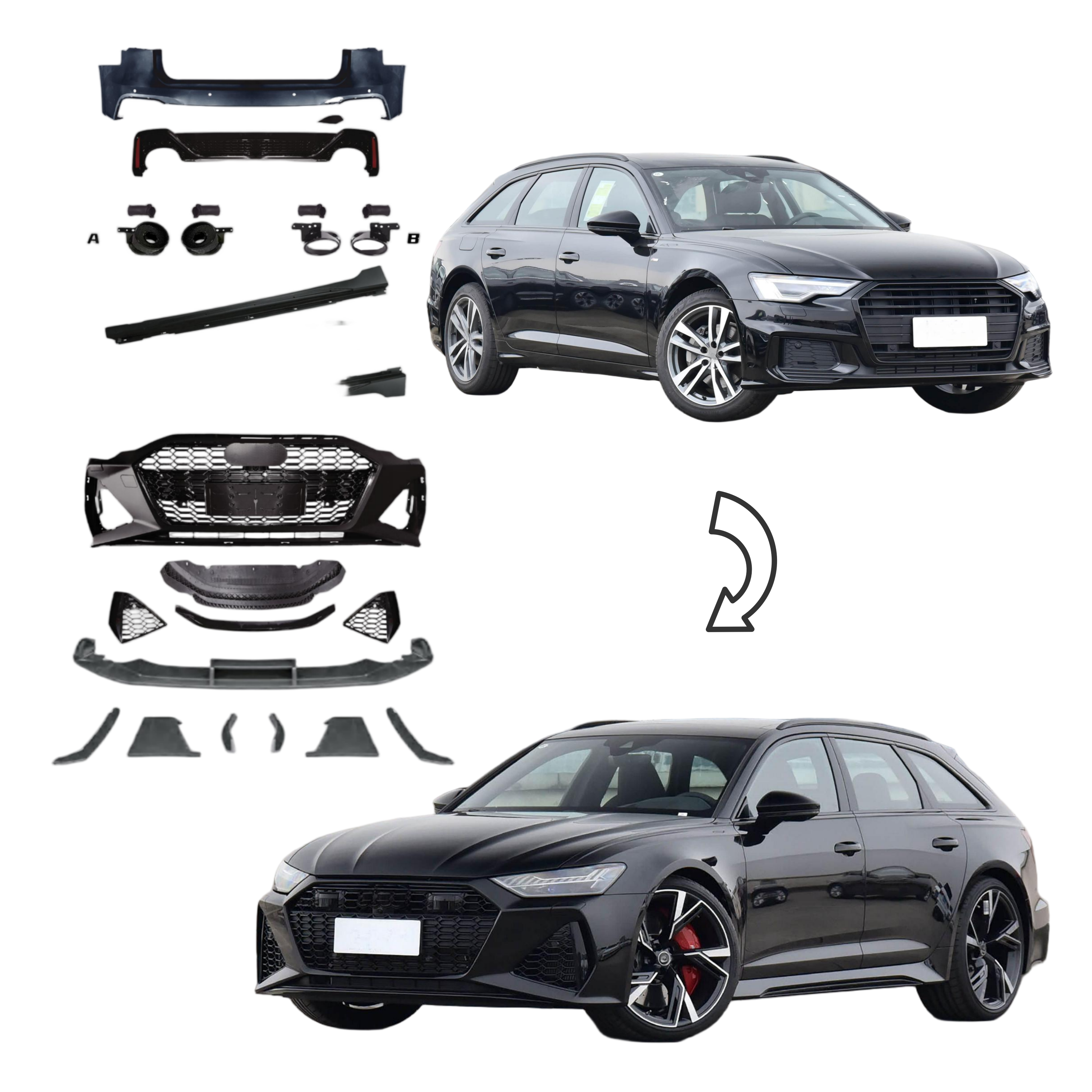 audi a6 c8 body kit avant
