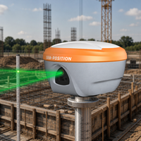 Système GNSS RTK laser GEO-POSITION G9L MR4010 1408CH avec fonction de repérage par réalité augmentée, inclinaison IMU, étanchéité IP68 et contrôleur L5512 pour les levés d'ingénierie