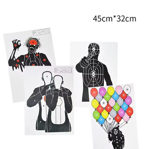 Premium SelfAdhesive Silhouette Practice Sheet with Splatter Impact Feedback for Outdoor Aiming Training and Visual Practice Use - Product Image 3
