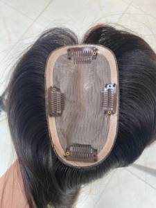 Fournisseurs de premier plan : Toupet en cheveux humains naturels de haute qualité, avec dentelle HD respirante, taille 3*5, accessoires pour la ligne des cheveux - Product Image 4