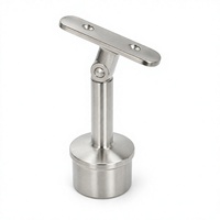 Support de poteau de garde-corps en verre en acier inoxydable pour escalier, balcon, terrasse