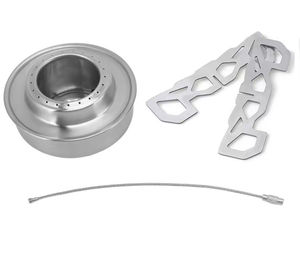 Estufa de Alcohol Portátil, Mini Quemador para Cocina al Aire Libre, Soporte Plegable para Camping, Senderismo, Excursionismo, Picnic, Resistente al Calor - Product Image 4