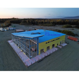 Almacén de estructura de acero moderno Casa prefabricada Edificio de mercado comercial Construcción de exhibición con diseño - Product Image 1