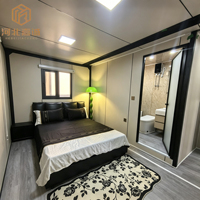 Meilleures ventes : Maison conteneur modulaire à double aile extensible et pliable, structure en acier, installation facile pour usage familial et de loisirs