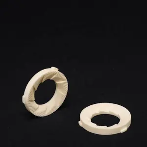 Guarnizione in ceramica di allumina con anello in lamiera di ceramica isolata per elettronica industriale guarnizione sigillante in ceramica di precisione