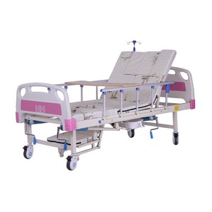 Zhongqu Nursing <b>Bed</b> Manual <b>Single</b> Crank <b>Adjustable</b> Hospital <b>Bed</b> For Elderly And Disabled Home Use - Product Image 1
