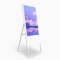 Pantalla táctil de 55 pulgadas de señalización digital Android Os Mall Quiosco de transmisión para sala de montaje virtual con diseño de I Pad