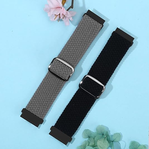 Bracelet de 20mm pour <span class=keywords><strong>Garmin</strong></span> Vivoactive 6/Vivoactive 5/<span class=keywords><strong>Garmin</strong></span> <span class=keywords><strong>Venu</strong></span>/<span class=keywords><strong>Venu</strong></span> <span class=keywords><strong>Sq</strong></span> 2/Forerunner 55/165/645/245 <span class=keywords><strong>Music</strong></span> bracelet élastique - Product Image 5