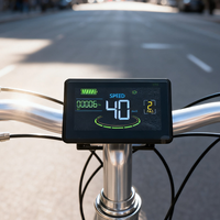 H6C/US[ Siap Kirim] Layar Retrofit Sepeda Profesional untuk Ouxi V20 dengan Komputer Sepeda dan Speedometer Sepeda