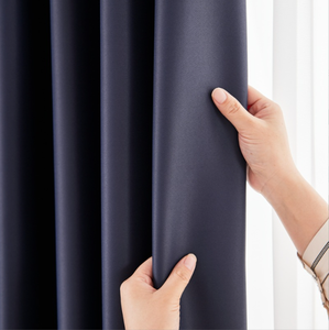 <span class=keywords><strong>Cortinas</strong></span> Opacas XinLan al por Mayor, Negras, con Aislamiento Térmico, Hebilla Metálica, Estilo Moderno, Personalizables, <span class=keywords><strong>para</strong></span> Dormitorio - Product Image 6