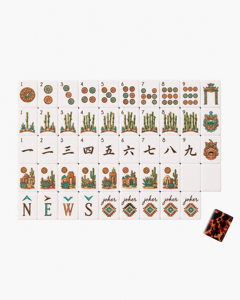 ชุดไพ่นกกระจอกอะคริลิคลายกระดองเต่าพรีเมียมแบบอเมริกัน 160 ชิ้น 4 ชั้น ลายโมเสกทะเลทรายเพ้นท์มือ พกพาสะดวก แบบสั่งทำพิเศษ - Product Image 1