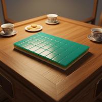 Mahjong américain professionnel avec des motifs de bowling et de joker, tuiles personnalisées compatibles avec les tables de mahjong manuelles et automatiques