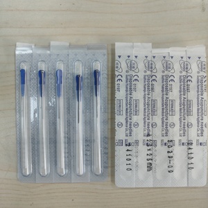 <span class=keywords><strong>Aiguilles</strong></span> <span class=keywords><strong>d</strong></span>'<span class=keywords><strong>acupuncture</strong></span> jetables stériles à manche en acier inoxydable avec tube, marque HUANQIU, 100 pièces, à <span class=keywords><strong>usage</strong></span> <span class=keywords><strong>unique</strong></span> - Product Image 5