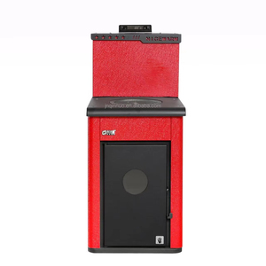 CE Certified Freestanding High Efficiency Eco-Friendly Wood Pellet <b>Stove</b> 100KW Heating Power 50Kg Fuel Tank 100W H Consumption - Product Image 1