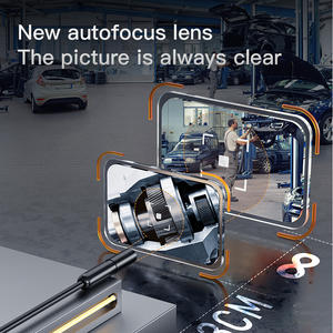 Tragbare industrielle Reparatur werkzeuge Autofokus Abwasser rohr Endoskop HD Rigid 1080P 4,3 Zoll wasserdicht 178 ° Endoskop Inspect Kamera - Product Image 4