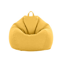 Haute qualité Design moderne inclinable jeu velours côtelé pouf canapé chaise géant meubles de maison pour salon