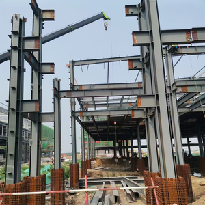 Xây dựng kết cấu thép tiền chế thương mại cho nhà xưởng Trung Quốc phong cách thiết kế kim loại khung không gian nhà kho prefab - Product Image 3