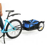 Remorque de vélo pliable en acier OEM, portable, pour le transport de marchandises, fabriquée en Chine, modèle 8002TN