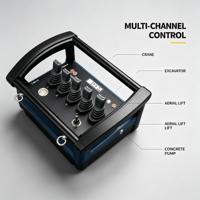 Télécommande hydraulique industrielle sans fil cryptée anti-interférence pour équipement de levage de grue portuaire