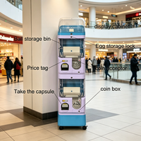Distributeur de capsules Gachapon Tomy, machine à capsules japonaise pour enfants avec vitrine