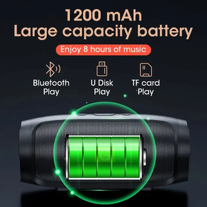 Enceinte sans fil portable avec double subwoofer et basses puissantes, design étanche pour les voyages en extérieur et les fêtes - Product Image 3