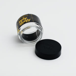 Cannacoast Reciclable CR Frasco de Concentrado de Vidrio Hermético Envase de Vidrio Transparente Tapa de Plástico Premium Flor Seca Hierba Cáñamo Embalaje - Product Image 1