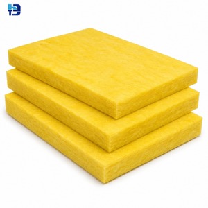 Panneau de laine de verre A1 ignifuge 40 kg/m³ Isolation thermique Absorption acoustique Toiture Cloison Mur Matériel de construction - Product Image 1