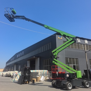 Nuevo elevador de pluma pequeña, elevador telescópico, limpieza de ventanas, ManLift, elevadores de pluma articulados eléctricos hidráulicos, Jib Fly Skylift - Product Image 2