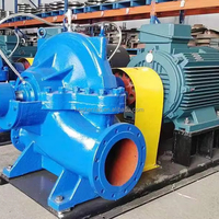 Pompe centrifuge à haut débit, pompe centrifuge à double volute, aspiration, support OEM, conception à carter divisé