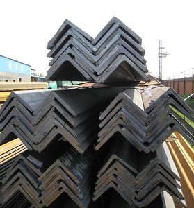 Q235B S235JR A36 SS400 горячекатаный угловой стержень из углеродистой стали 50x50x6 мм 40x40x4 мм оцинкованный угловой стальной стержень - Product Image 1