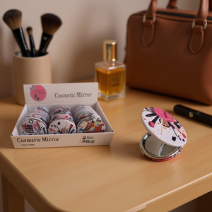 Specchietto Cosmetico Compatto Set da 12 Pezzi con Design Colorato per Bellezza e Viaggio - Product Image 3