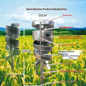 Máquina Multifuncional de Alta Productividad para Limpieza y Clasificación de Granos, Frijoles y Semillas, Separador de Soja Rotatorio por Gravedad Espiral - Product Image 1