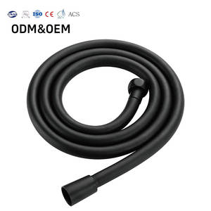 Tuyau de douche flexible en PVC noir de haute qualité, 1,5 m et 2 m, anti-fuite, non toxique, anti-pli, pour douchette de salle de bain - Product Image 1