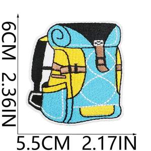 อุปกรณ์ตั้งแคมป์กลางแจ้งสำหรับสาวน้อยนักผจญภัยคุณภาพดี ป้ายผ้าปักลายรีดติดเสื้อผ้า - Product Image 4