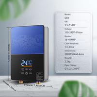 Chauffe-eau électrique instantané à écran tactile 220V-240V 5500W, température constante, équipement de cuisine et de douche domestique