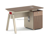 Ensemble bureau et chaise de bureau, bureau en bois, table de bureau, ensemble de bureau exécutif avec ordinateur et chaise, bureau de bureau simple pour salles de conférence