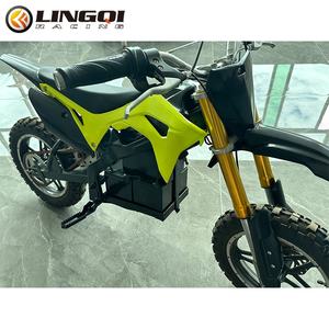 LINGQI Racing PP Plastic Front Side <span class=keywords><strong>Fender</strong></span> Body Guardabarros Kit para 49CC Teenager Dirt Pit Bike Componentes de motocicleta - Product Image 2