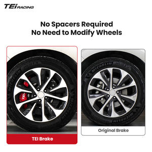 Kit de freinage haute <span class=keywords><strong>performance</strong></span> TEI P60EV <span class=keywords><strong>6</strong></span> pistons, rotor 378x32MM pour <span class=keywords><strong>GOLF</strong></span> 7 MK7 MK7GTI MK7R 2012-2021 - Product Image 6